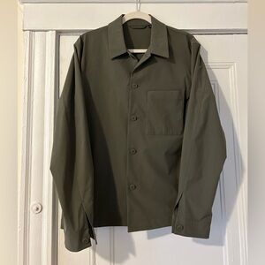 Lightweight Olive Shirt Jacket